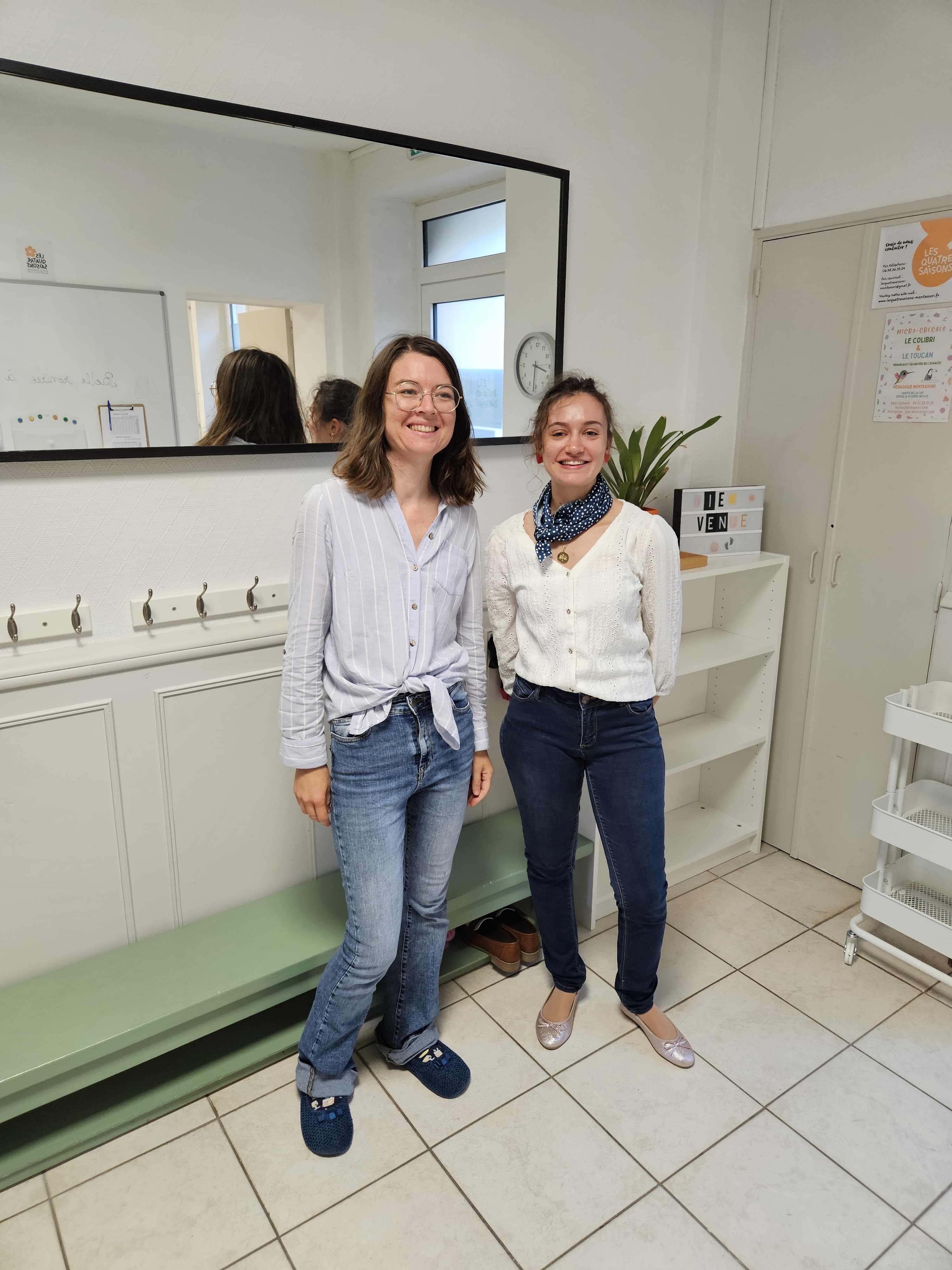 Les éducatrices de l'école